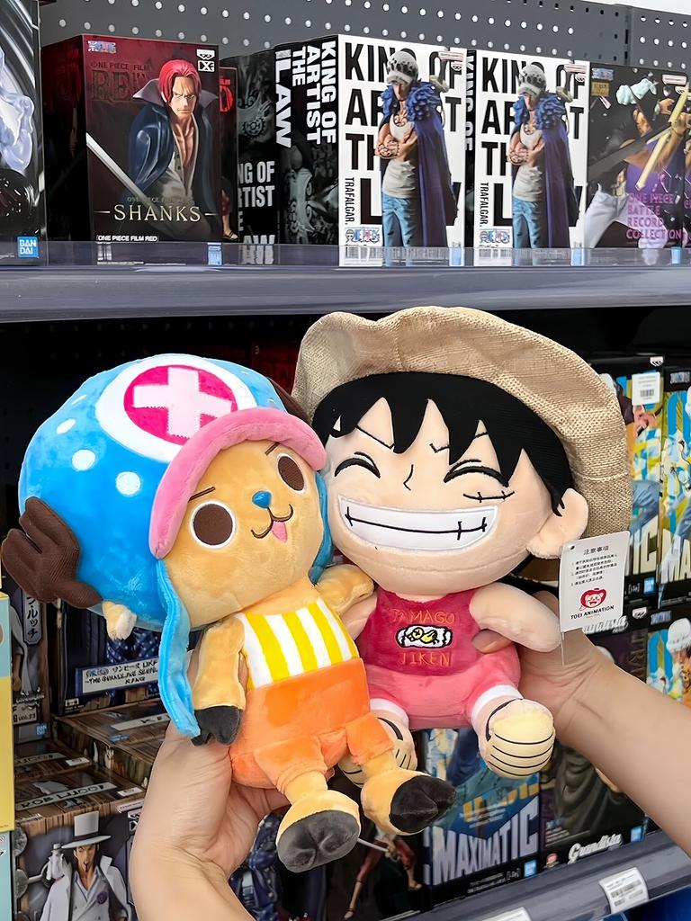 Japanese Anime 25cm One Piece Original Plush Toys CartoonFigure Luffy Chopper Ace Roronoa Zoro Cute Stuffed Doll Kids Xmas Gifts