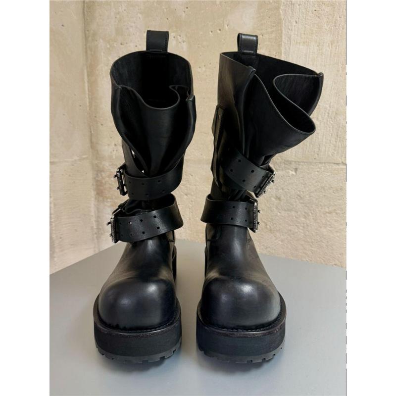 Velké boty Spona na opasek Mickey Vintage Stejné boty Boty Martin Venom Diablo Lokomotiva Móda Nástroj Pánské a dámské boty