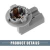 License Number Plate Lamp Light Socket Number Plate Lamp Light Socket for Lexus RX350 2004-2010 Plastic Gray
