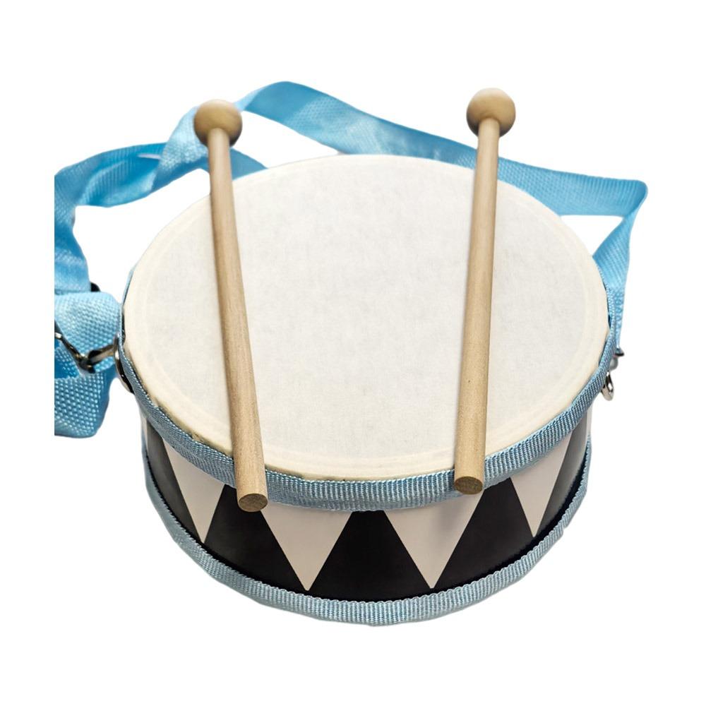 Double Sided Children's Drum Toy Wooden Material Musical Instrument Drum  Rhythm Development