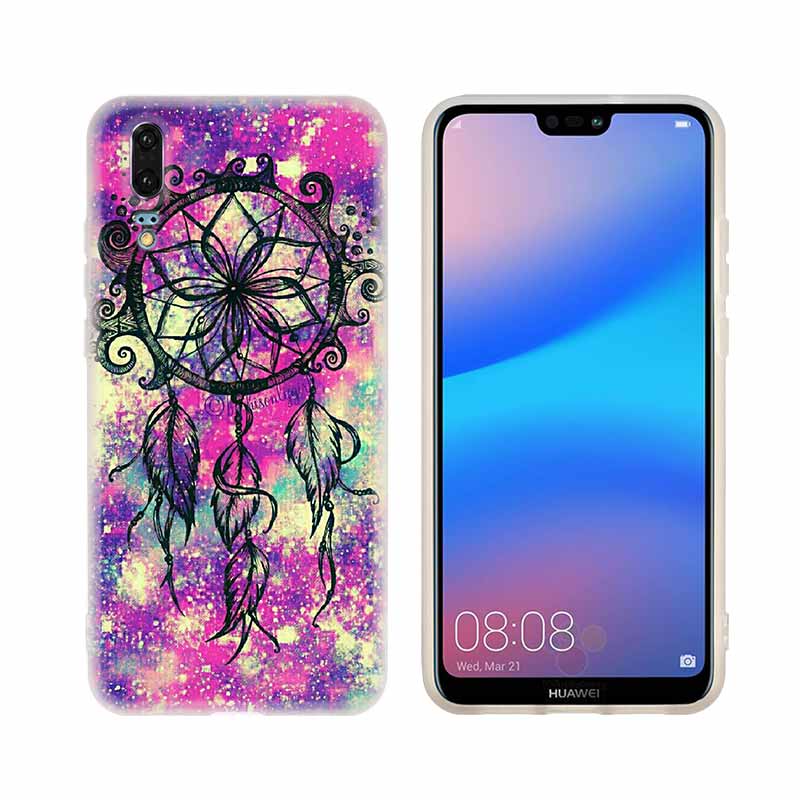 Dream Catcher Mandala Chakra TPU Soft Phone Case For Huawei P50 P40 P30 P20 Pro Lite P30lite P50lite P Samrt Z 2020 2019 Cover