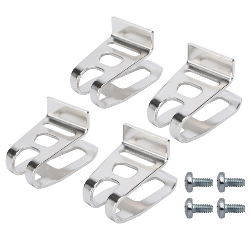 Stainless Steel Tool Belt Clip Secure Fastening Suitable for Workshop and Job Sites Use Safe Convenient Belt Attachment