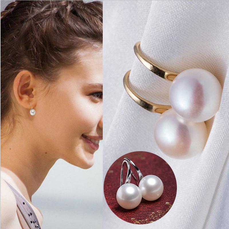 Stud Earrings ABS 2PC Korean Style Small Jewelry Pearl Earrings Hot Sale Pearl Environmental Protection Artificial