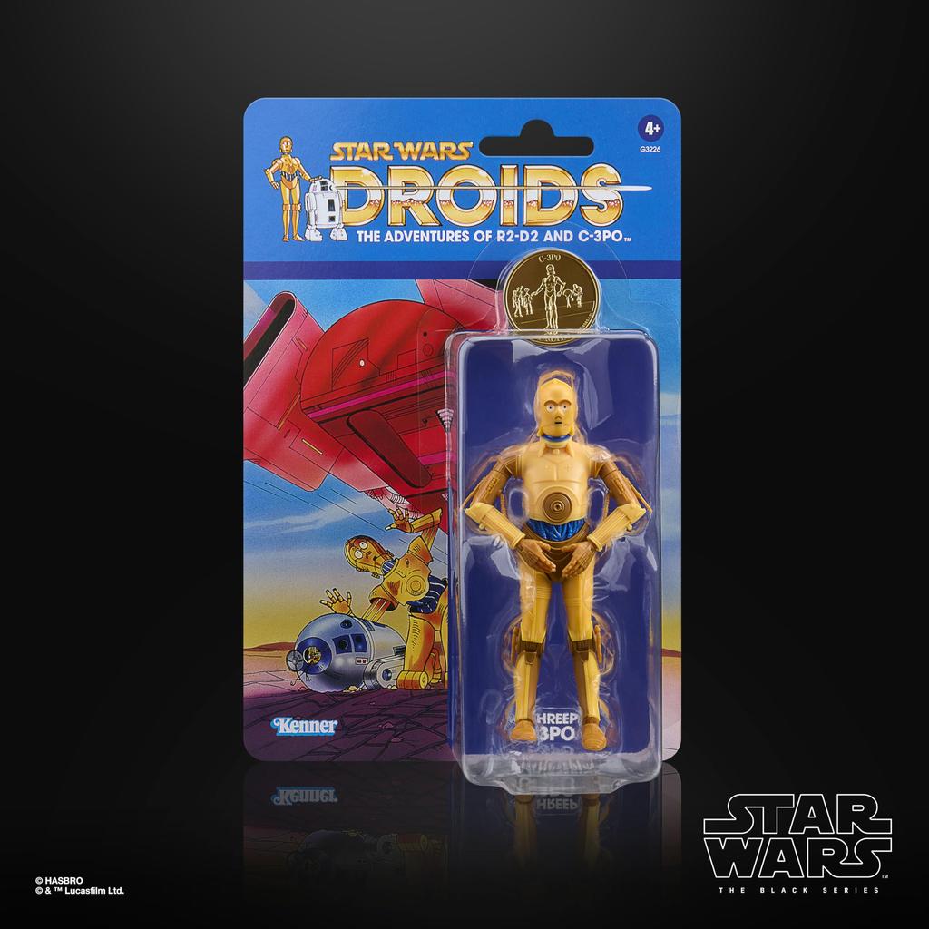 Hasbro STAR WARS Black Series C-3PO, Star Wars: Droid Adventures Premium Collection 15 cm Action Figure G3226 (Authentic)