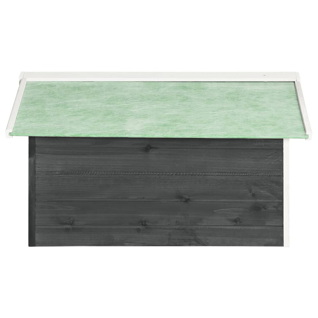 Vidaxl Garage for Robotic Lawnmower, 72X87X50, Grey-White, Fir