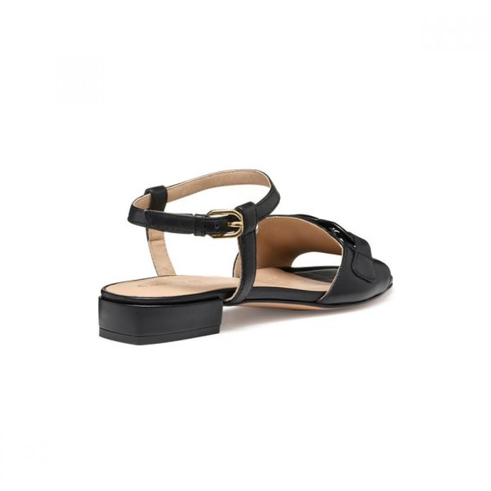 Geox Women S Comfort Strap dreSS SandalS Black 8gx80d5m1d New Eracliria 15