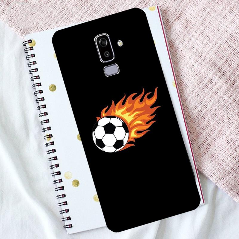 Fire Football Soccer Ball Case For Samsung Galaxy M15 M11 M31 M21 M53 M13 M32 M52 M35 M55 M14 M34 M54 M06 M16 M36 M56