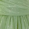 European & American One-Shoulder Sequin Princess Dress for Kids - Evening Mesh Puffy Skirt