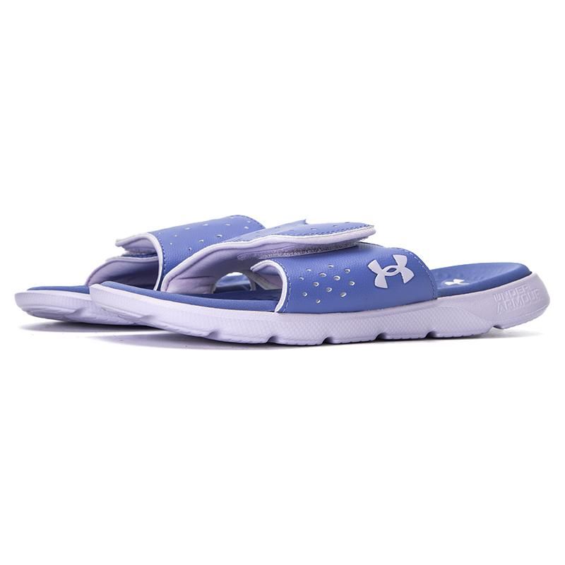 Under Armour  Ignite Pro Slide Baja Blue Nebula Purple Women Sneakers 3026027-400