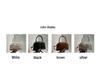 Retro-Texture Bowling Bag: Casual Commute & Niche Design with a Simple, Textured Pillow-Style Shoulder Bag