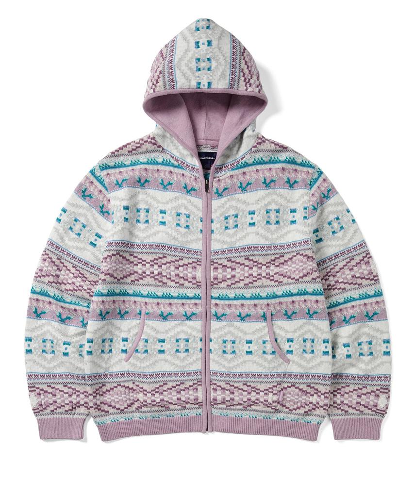 Thisisneverthat Kapuzenpullover mit Reißverschluss Rosa