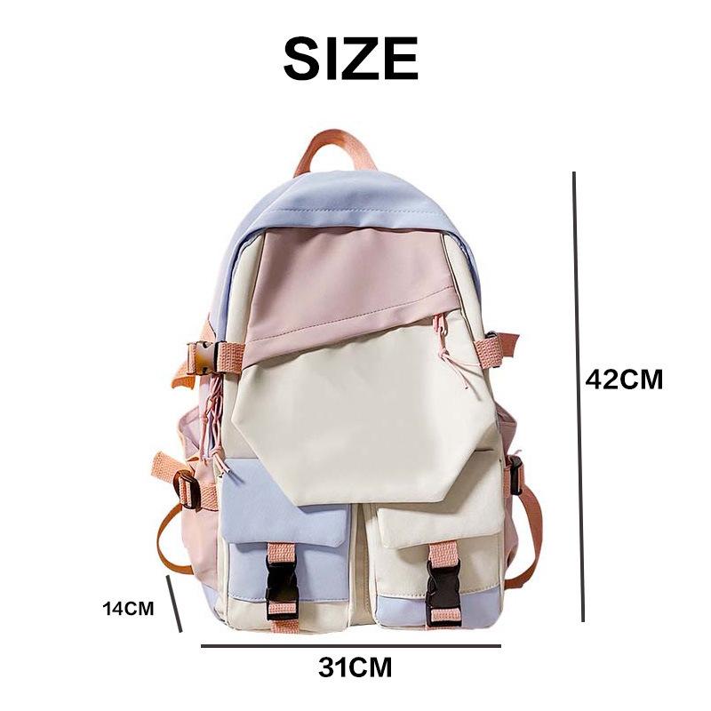 Popular Korean Group Surrounding Backpack Wind Harajuku Middle School Student Schoolbag Travel Backpack backpack