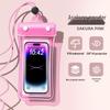 Floating Waterproof Phone Bag with Airbag: Touchscreen Compatible, Transparent, for Swimming, Rafting, Diving, Water Parks, and Photography