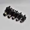 BUC Black 4mm 6mm 8mm 10mm 12mm Pneumatic Push-In Quick Joint Fittings Manual Ball Valve Hand Turn Switch Connector