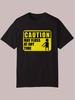 Casual Summer T-shirt - "Caution May Floss At Any Time" Graphic Tee