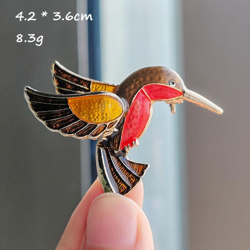 New Creative Diamond Enamel Stylish Exquisite Small Tit Brooch