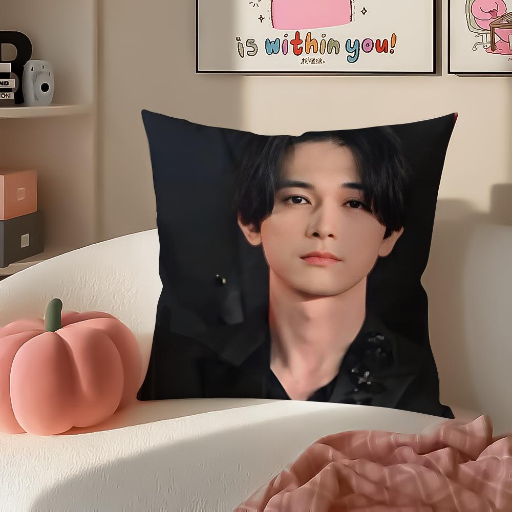 Handsome Actor GGordon Maeda Cushion Cover Pillowcase Short Plush Invisible Zipper Room Sofa Cushion Cover