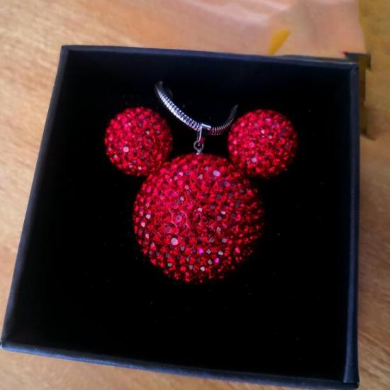 

Rhinestone Кришталева куля Автомобіль Кулон Милі мультяшні тварини Bling Дзеркало автомобіля Висячі аксесуари Дівчата Жінки Інтер єр автомобіля червоний