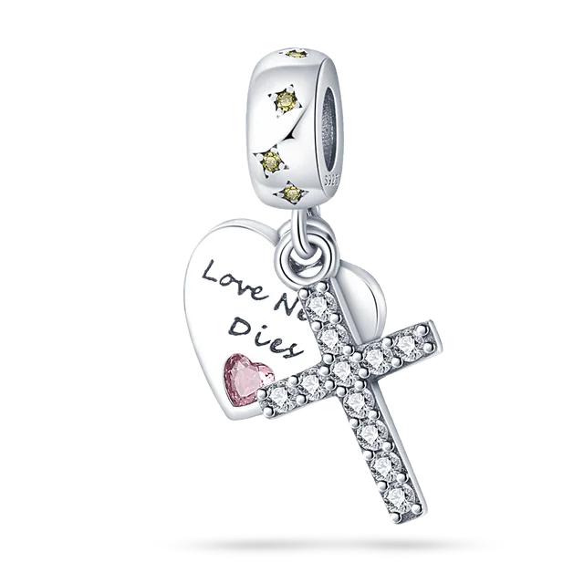 Pink Charm 100 %925 Sterling Silver Love Heart Cute Animals Koala Charms Bracelet Diy Jewelry Making