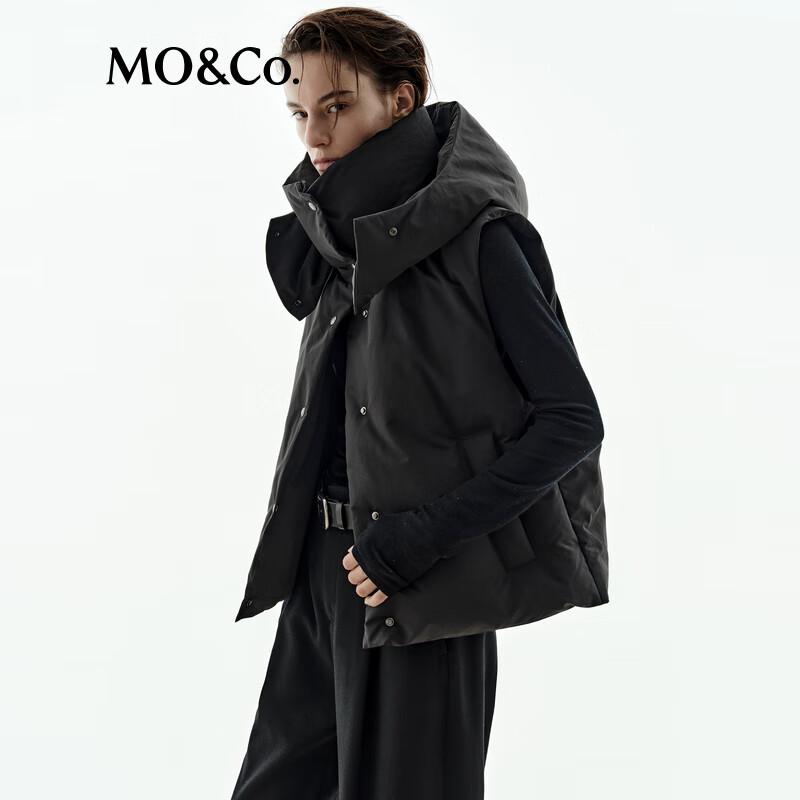 MO&Co. Women's Hooded Sleeveless Goose Down Vest