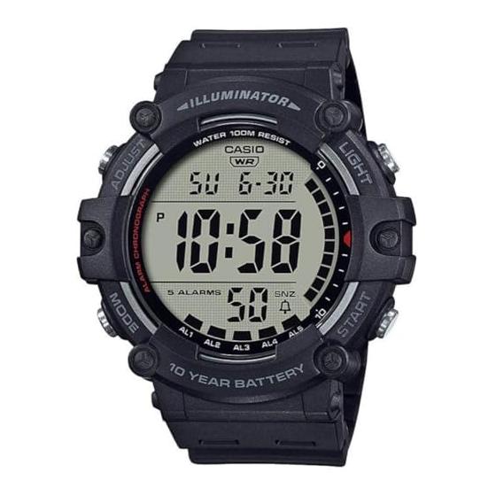 [Casio] CASIO Стандартные цифровые часы AE-1500WH-1AV Мужские Дешевые Casio Chipkashi Черные Зарубежная модель [Параллельный импорт]