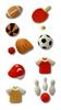 PERSIMONE Mini Erasers Fun School Educational Miniature Random Set of 7 - Stationery, Toy, Toy, Assembly, Sports,