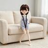 Fashion Sweater Pleated Skirt Set Princess Dresses  For Blythe Doll/For OB24 OB22 Small 1/6 Dolls