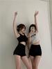 Lisa-Style Hip-Hop Jazz Black Slimming Shorts - Spicy Tight Hip-Hugging Elastic Hot Pants