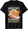 Jet Skiing Dad Watercraft Rider Old Man I Father Jet Skiing Gift Unisex T-Shirt