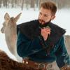 Vikinges Faux Furs Shawl Barbarians Collar,Medieval Knight Mantle Shoulder Wrap Warriour Cape Shawl Renaissances Costume