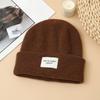 New Autumn and Winter Versatile Knitted Wool Hat Outdoor Travel Windproof and Warm Pile Hat Korean Style Literary Retro Cold Hat