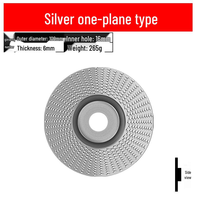 Woodworking Angle Grinder Burr Disc & Polishing Wheel Set