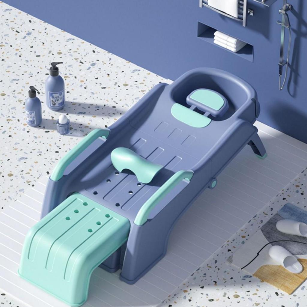 Foldable Shampoo Recliner for Pregnant Women, Kids, and Adults