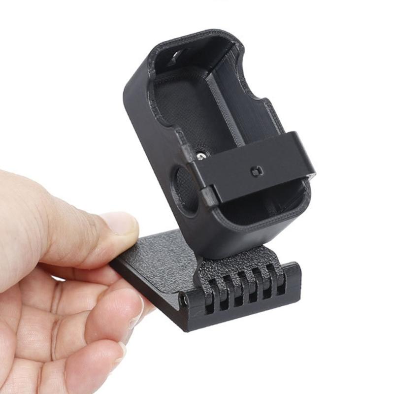 Magnetic Desktop Mount Stand for Dedicated Thumb Sized Panoramic Camera Adjustable Angle ABS Metal Base Black