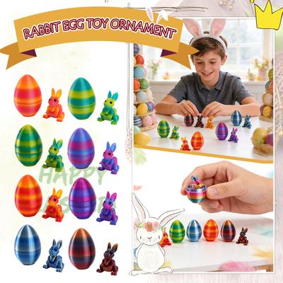 3D Printed Egg Craft Ornaments, Children's Gifts, Party Decorations