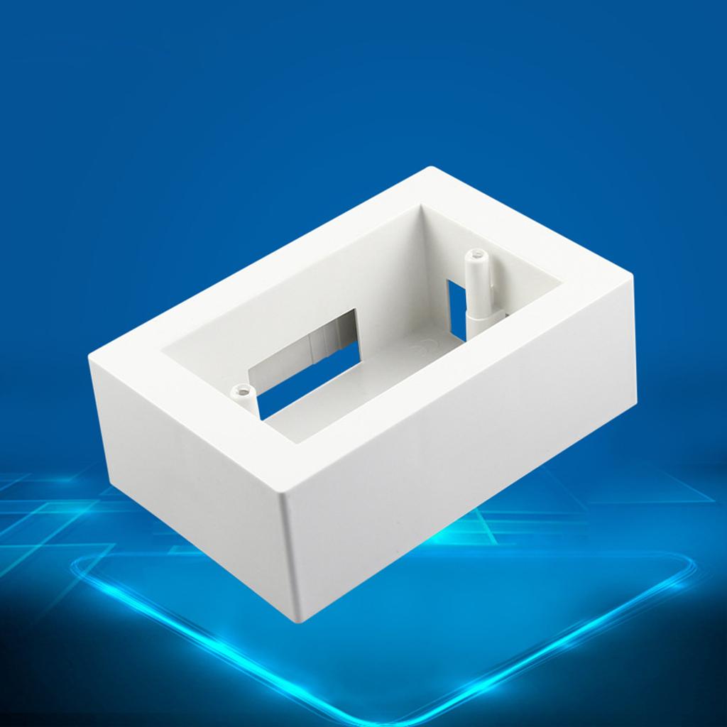 Multifunction Electrical Junction Box US Style SurfaceMount Box Plastic Enclosure Simple Installation for Household