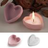Herzform Kerzenschale Silikonform DIY Unregelmäßiges Herz Kerzengefäß Gipsformen Harz Aufbewahrungsbox Handwerk Herstellen Heimdeko