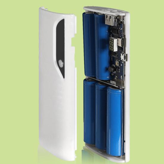 Phone Power Bank Interface 5-section 18650 Welding-free Type-C/Micro Mobile Battery Charger Box Phone