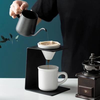 Creative Ceramic Hand-brewed Coffee Filter Ceramic Coffee Cup Filter Cup Set Household Portable Coffee Utensils
