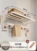 Milky White Bathroom Shelf, No-drill, for Sink, Toilet, Shower Room Wall Storage, Corner Organizer