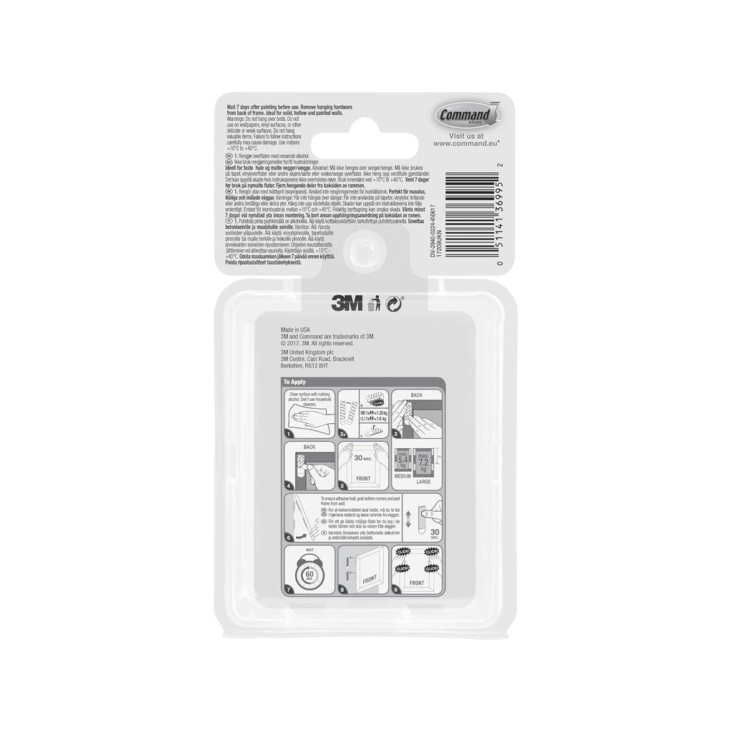 Command 17203 Picture Strips Small/Medium Combi Pack