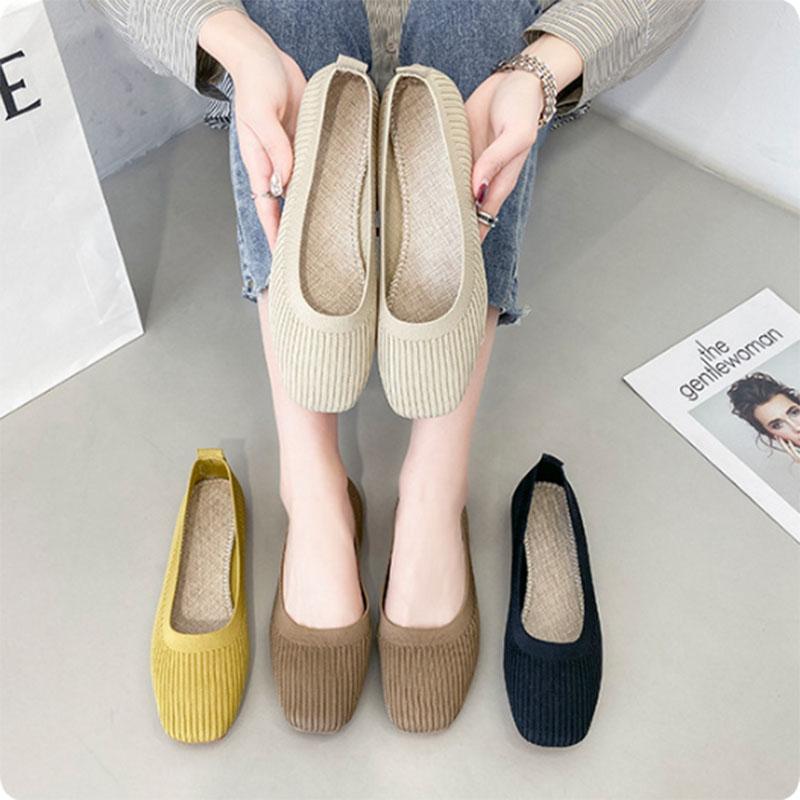 Fashion Women Flats 2025 New Solid Color Loafers Women Slip On Shallow Comfort Flat Shoes for Women Shoes