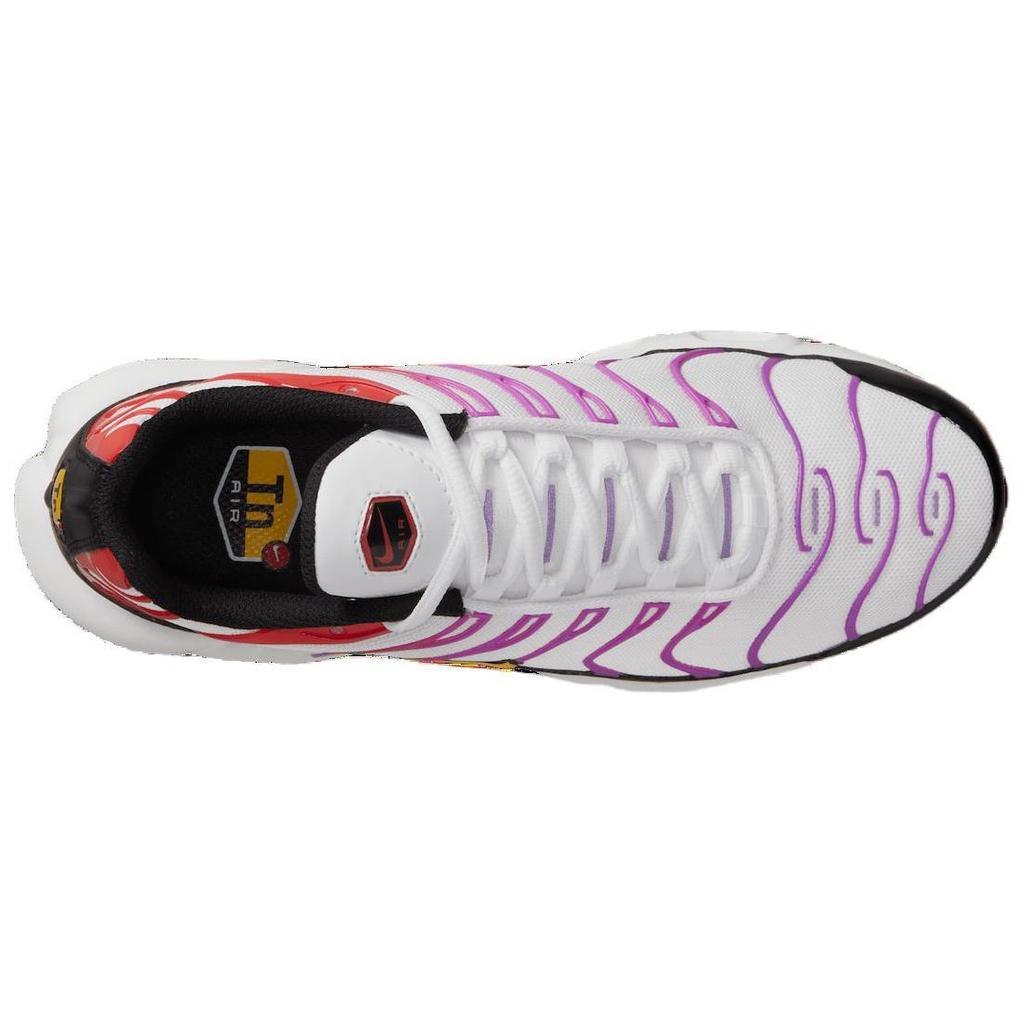 Nike  Air Max Plus Fuchsia Picante Gradient Women Sneakers White Black Picante-Red DZ3671-100