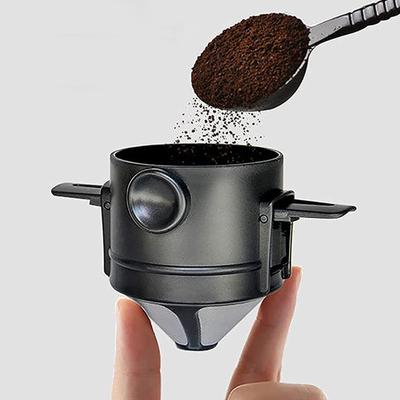 Filtre à café portable Cafetière Tamis Réutilisable Fait main Cafetière pour Maison Bureau Voyage Outils à café