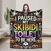 Goosebumps Dead House Calling All Creeps Blankets Flannel Horror Halloween Throw Blanket for Bedroom Sofa Bedroom Quilt