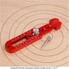 Allsome 165/340mm Woodworking Scribe Gauges Woodworking Circular Drawing Tool Adjustable Measurement Tool