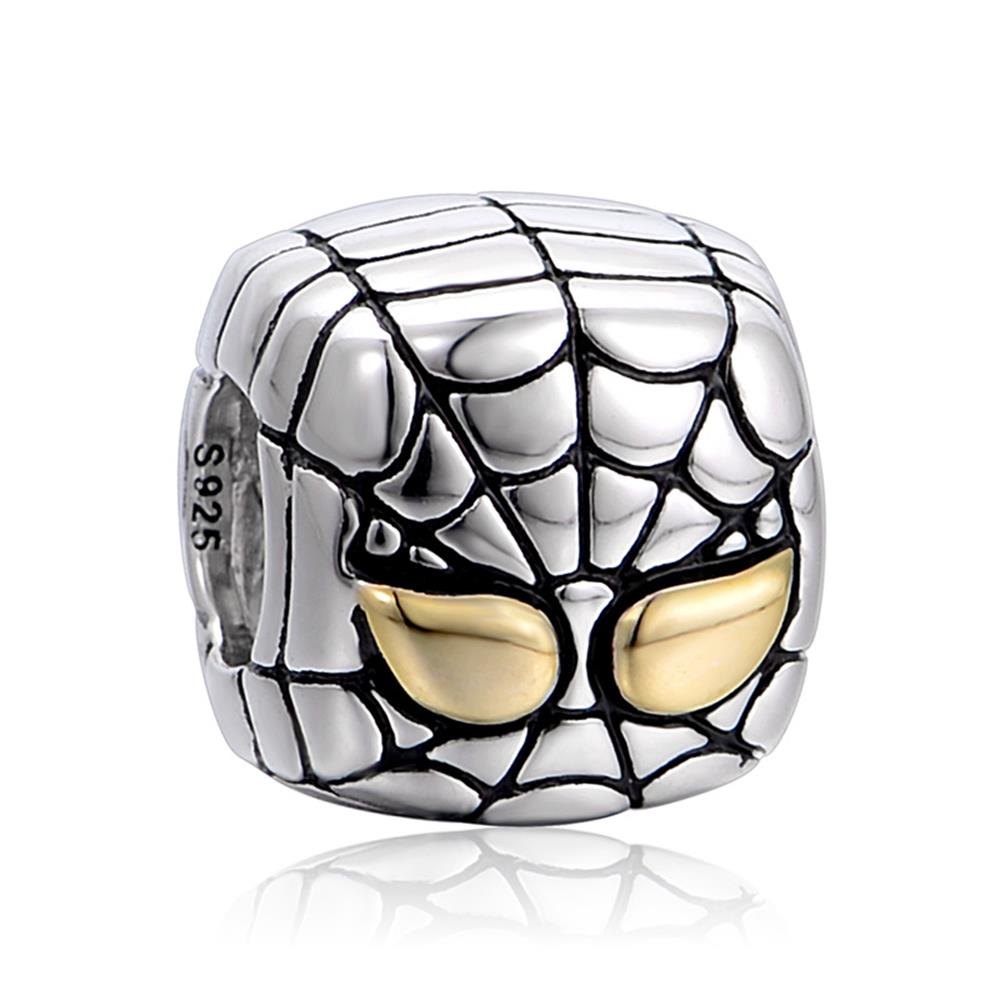 Přívěsek na náramek nebo prsten 925 stříbro Fotoaparát Spider-Man Čarodějnice Fit Originální náramek Prsten Dámské DIY Šperky Dárek