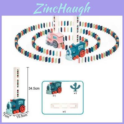 Multicolored Domino Train Set With Sound For Kids Educational Building Toys