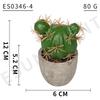 Simulation Foam Cactus/Cactus Potted Plant, Micro-Landscape Office Home Decoration Diy Simulation Potted Plant
