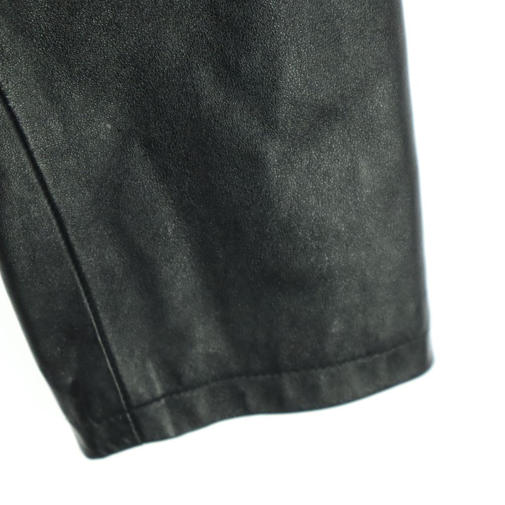 Beauty Products GRANDLY Long Sleeve Stainless Color Leather Coat S Black Men's Used